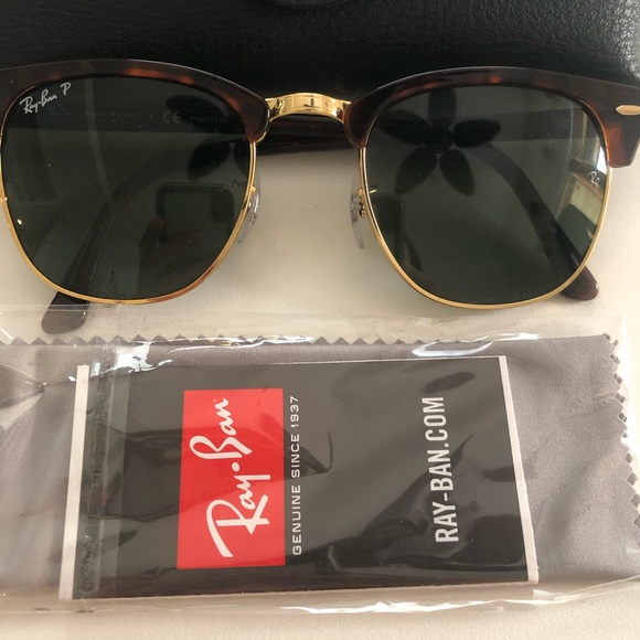 NEW Ray-ban Clubmaster Classic Sunglasses - Picture 9 of 12